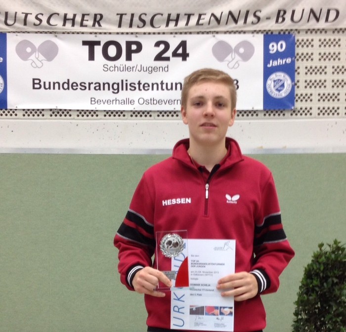Dominik Scheja 3. Platz Top 24 in Ostbevern